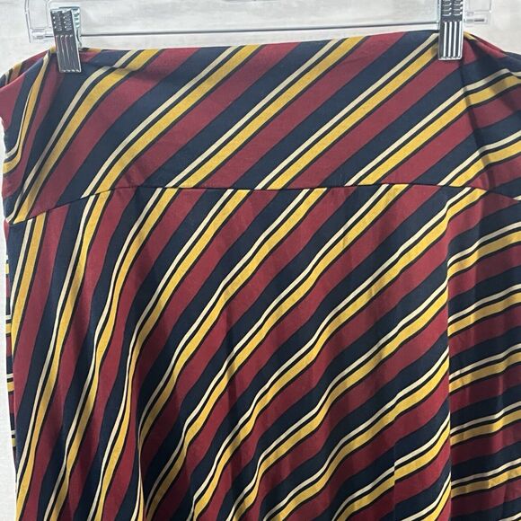 Lularoe Skirt 3XL Fun Fall Colors Hidden Pockets - Picture 2 of 4